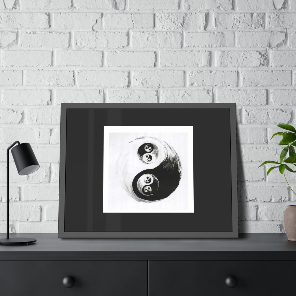 Yin Yang Framed Poster – By Blayne Wiley
