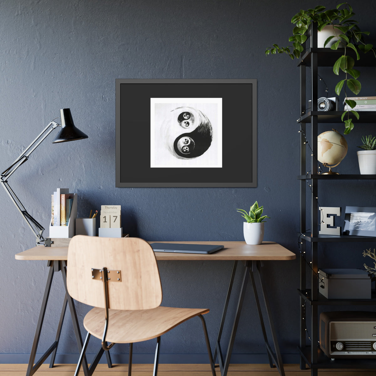 Yin Yang Framed Poster – By Blayne Wiley