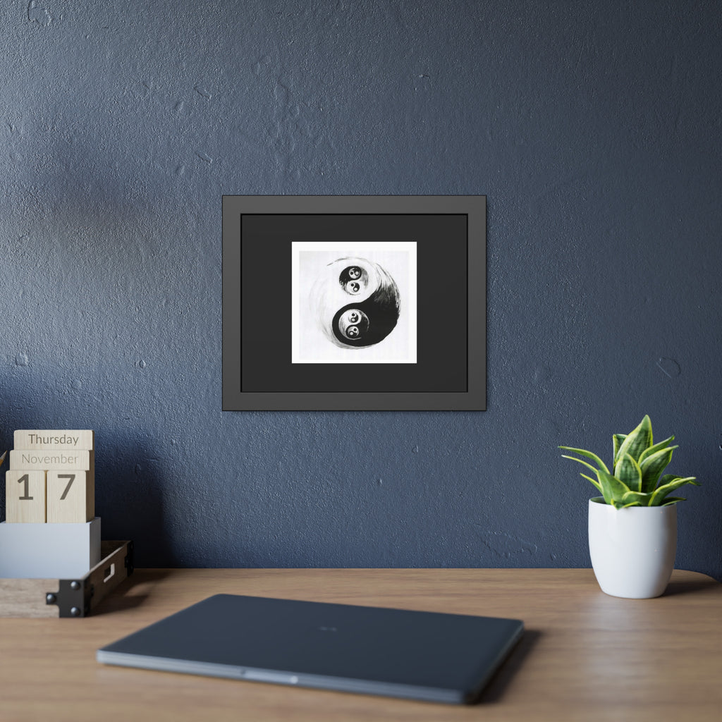 Yin Yang Framed Poster – By Blayne Wiley