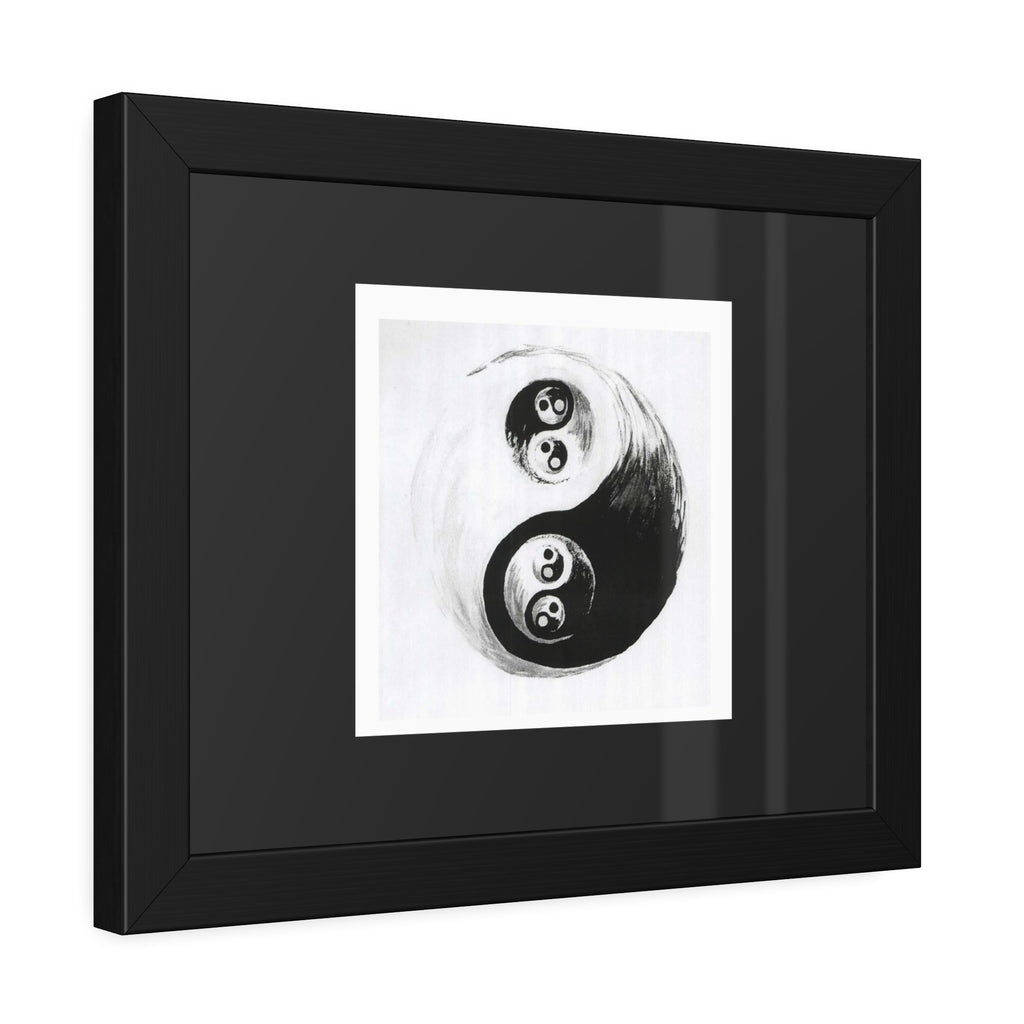 Yin Yang Framed Poster – By Blayne Wiley